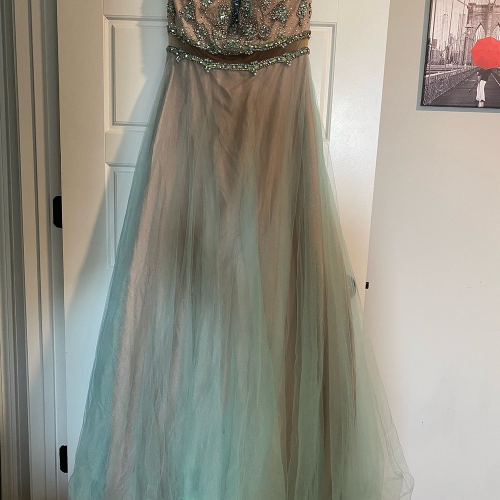 Terani Couture Glamour Gown with Beaded Details